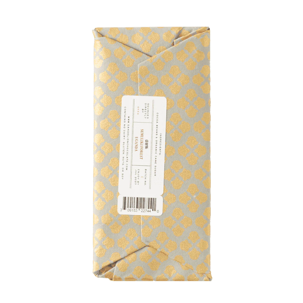 Semuliki Forest, Uganda 85% Single-Origin Chocolate Bar