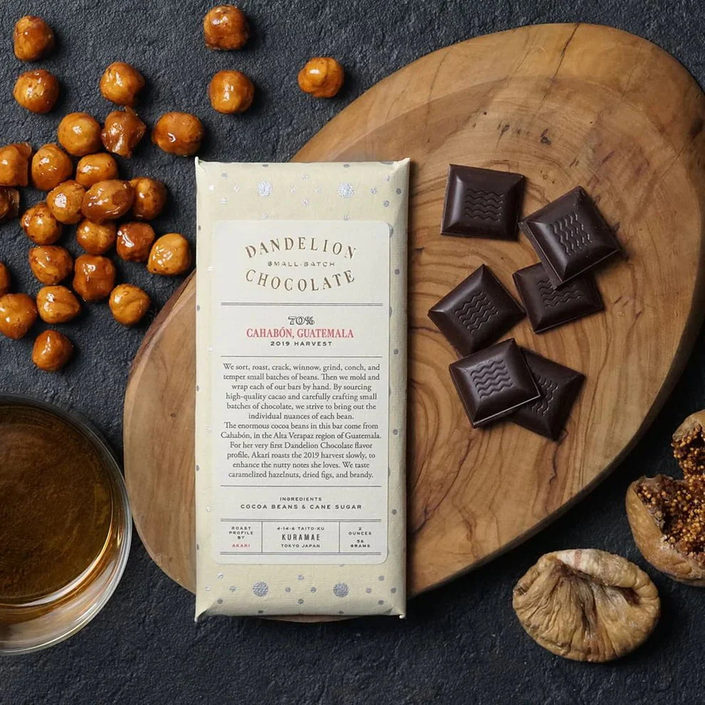 Dandelion Chocolate Japan - Cahabón, Guatemala 70% 2019 Harvest Single-Origin Chocolate Bar