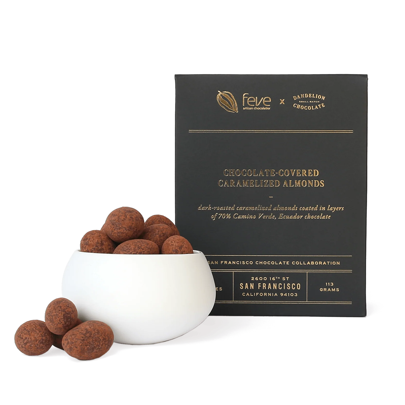 Chocolate-Covered Caramelized Almonds