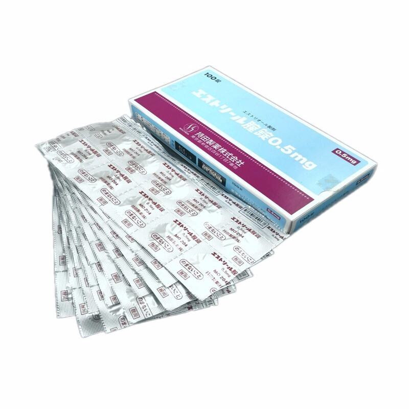 持田妇科 Estriel雌三醇妇科阴道片0.5mg 100片  阴道炎 宫颈炎 宫颈糜烂的治疗