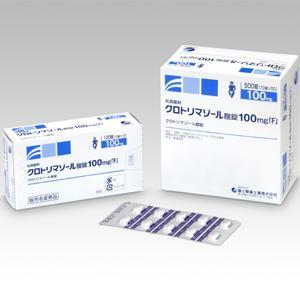 富士妇科Clotrimazole克霉唑阴道片100mg「F」：100片 念珠菌 引起的 阴道炎 和外阴阴道炎 妇科 栓剂 妇科炎症 骚痒红肿