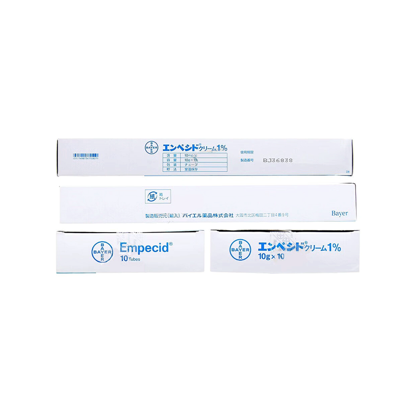 拜耳 妇科Empecid克霉唑乳膏1%：念珠菌 引起的 阴道炎 和外阴阴道炎 外用涂抹膏 妇科病 妇科炎症 骚痒红肿