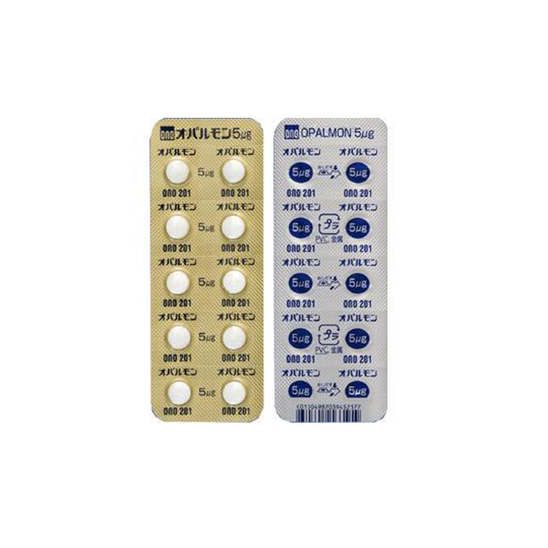 小野制药腰椎改善剂 腰椎管狭榨治疗剂 Opalmon 利马前列素片 5μg：100片