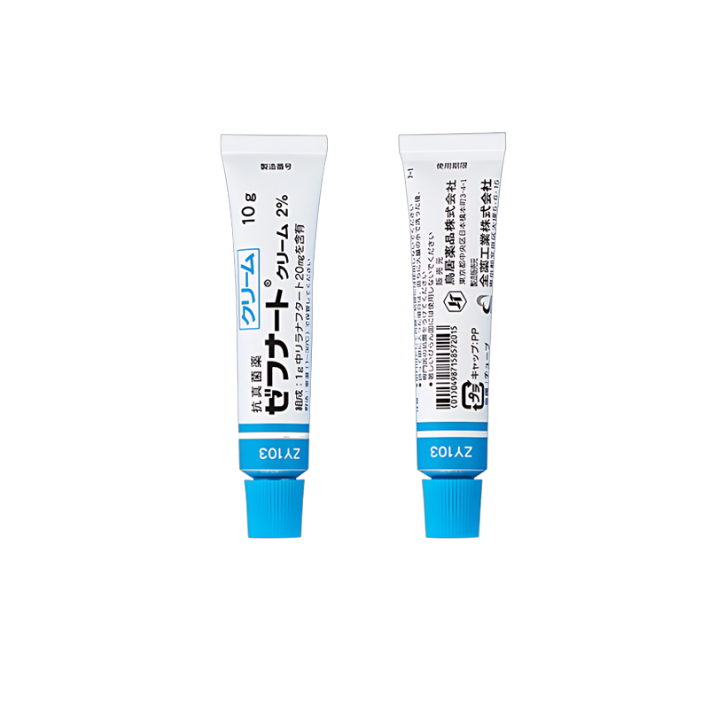 鸟居 全药工业 脚气 脚臭 局部真菌 脚癣 脱皮瘙痒 Zefnart利拉萘酯软膏2%：10g×10支