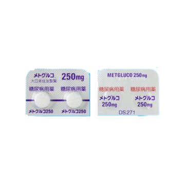 住友制药 盐酸二甲双胍片 降血糖剤250mg（2型）：100片 调节血糖