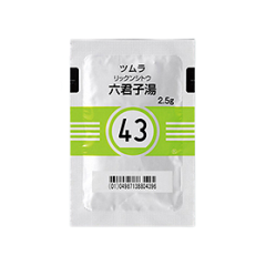 津村汉方六君子汤 Tsumura六君子湯顆粒2.5g（43）：42包（14日分）脾胃气虚 食欲不振 消化不良 胃不适