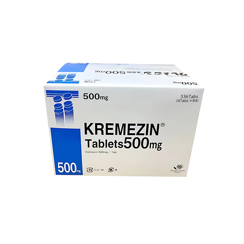田辺三菱Kremezin克里美净速溶片500mg：336片 慢性肾功能衰竭 肾衰竭 肾不全 尿毒症 延缓介入