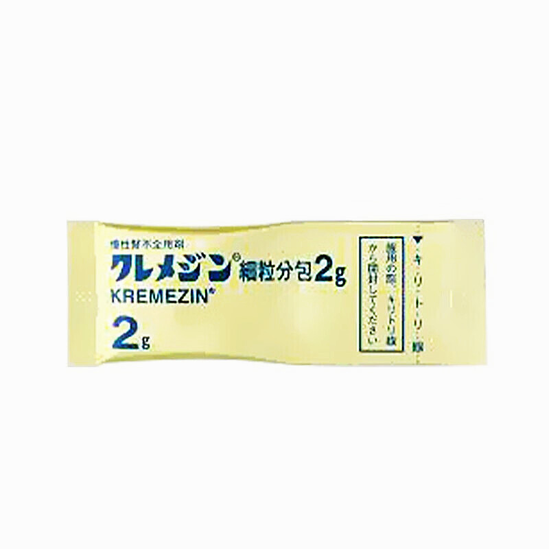 田辺三菱 Kremezin 克里美净 細粒分包2g：2g×84包 慢性肾功能衰竭 肾衰竭 肾不全 尿毒症 延缓介入