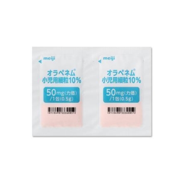 明治Orapenem替比培南酯小儿用细粒10%：0.5g×120包 肺炎、中耳炎、副鼻腔炎