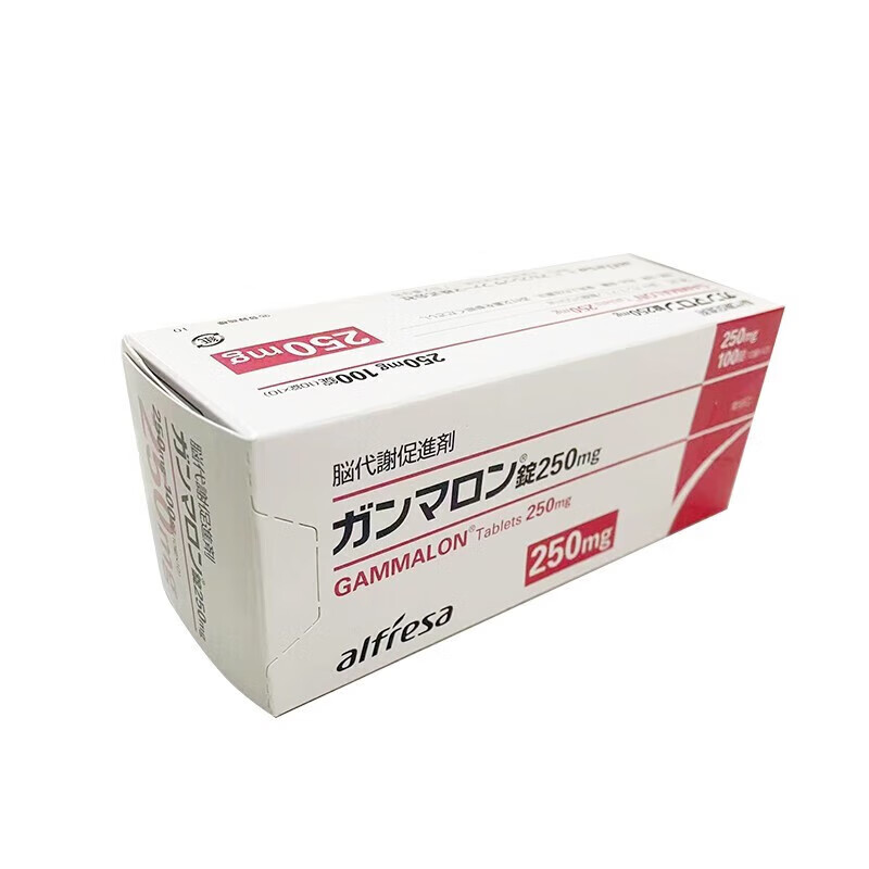 Gammalonγ-氨基丁酸片250mg 偏头痛 脑代谢促进剂 头痛 头重 脑鸣 记忆力减退等：100片
