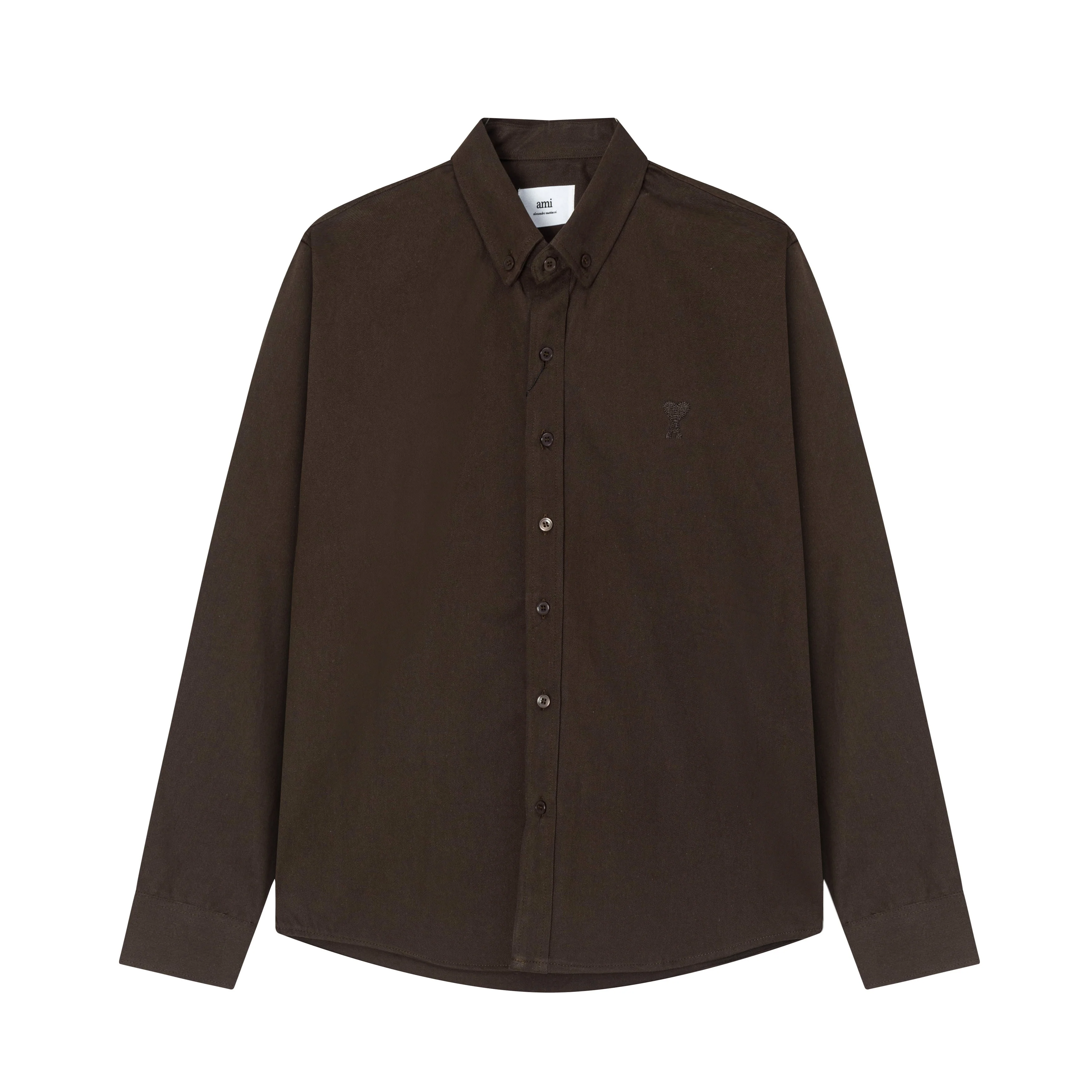 AM* Cotton Solid Long Sleeve Shirt