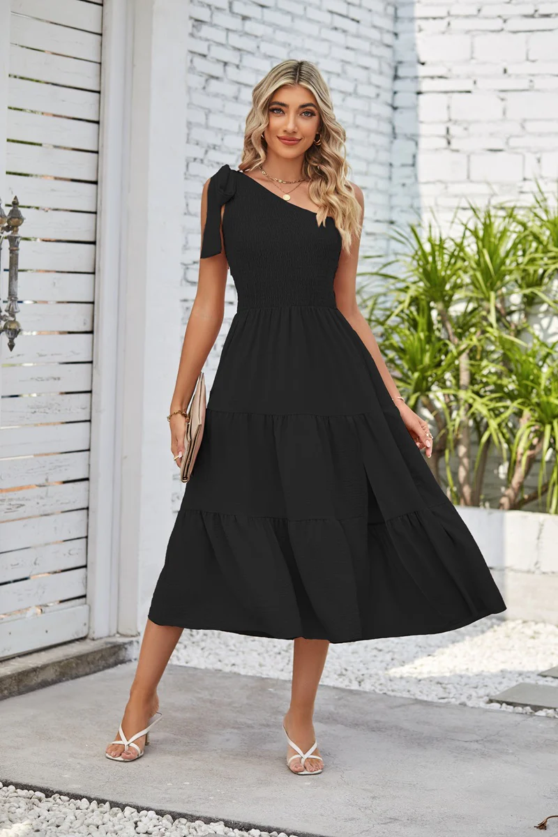 Strapless Sleeveless Split Dress