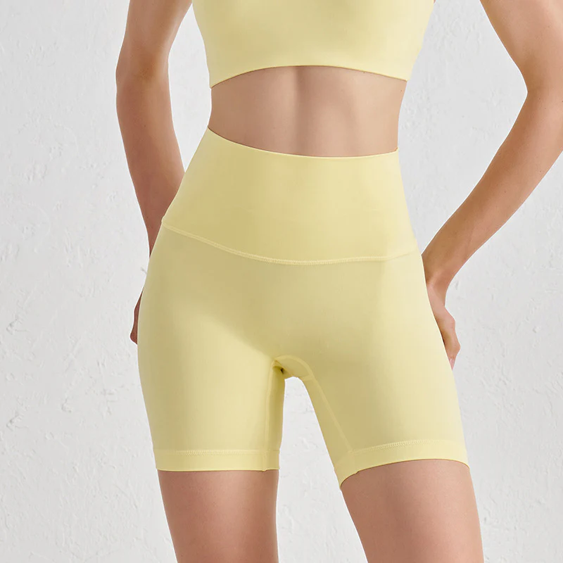 High Waisted Hip Lifting Exercise Yoga Shorts