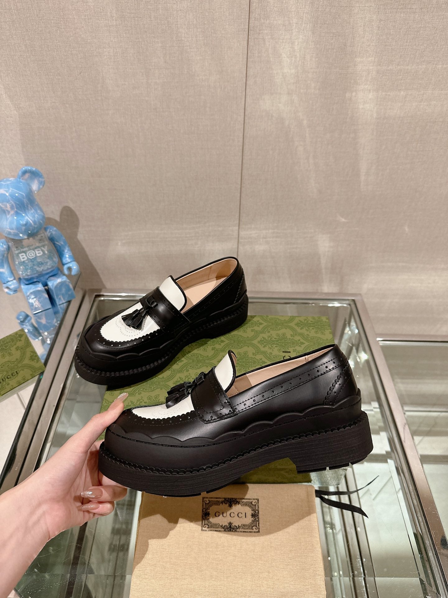 G new thick-soled loafers top quality 1:1VIP
