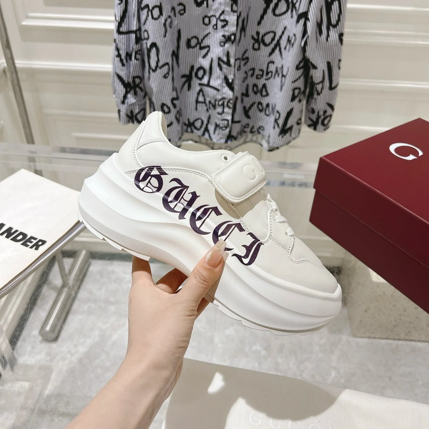 GU* 25SS thick-soled dad shoes VIP