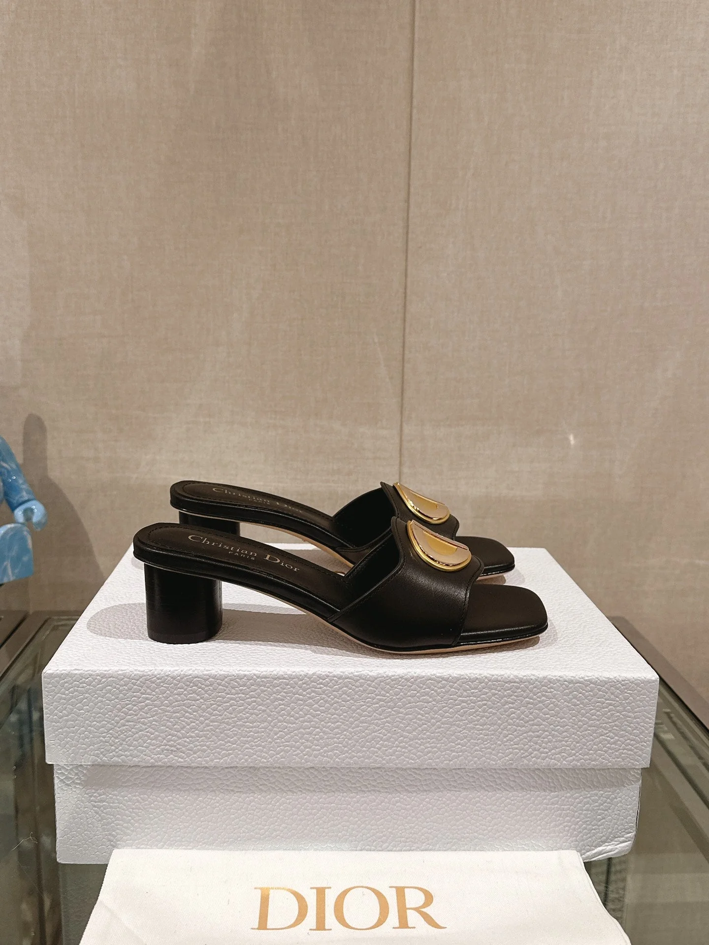 DIO* 24 new product VIP high quality cowhide high heels and slippersVIP 1:1