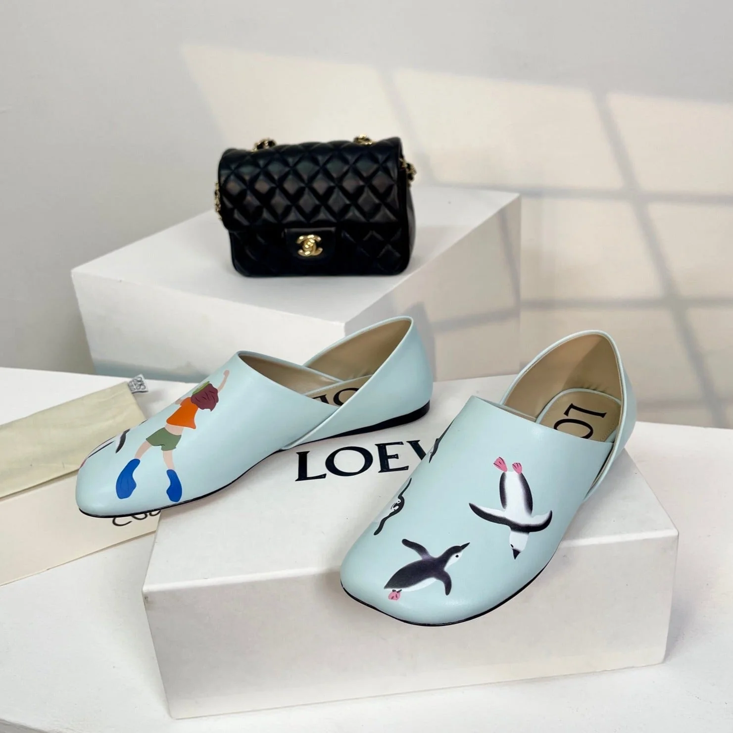 LOE***24vs new round toe flat bottom heel shoesVIP 1锛?