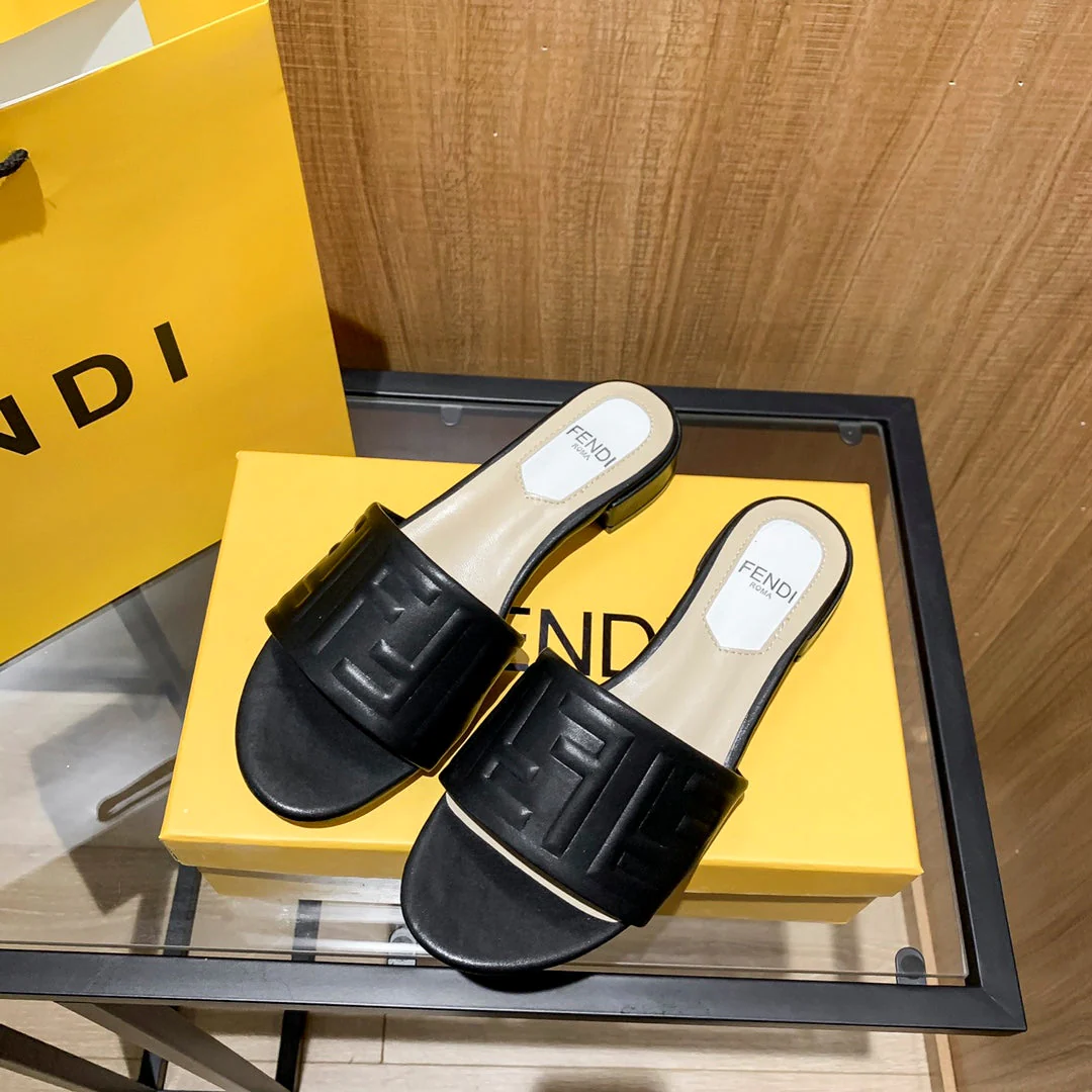 F New Heeled Slippers