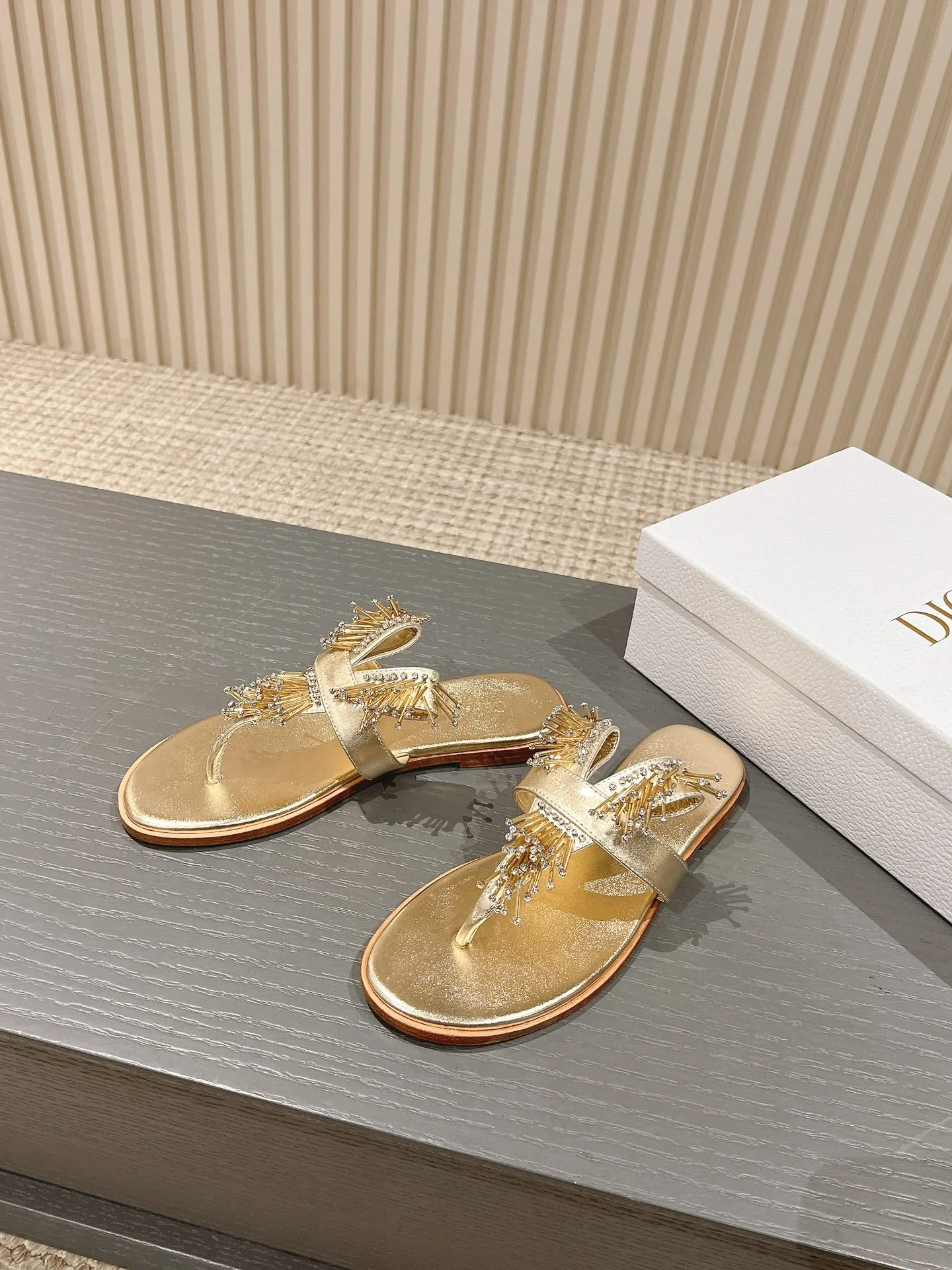 DID new spring and summer letter handmade slippersVIP 1锛?