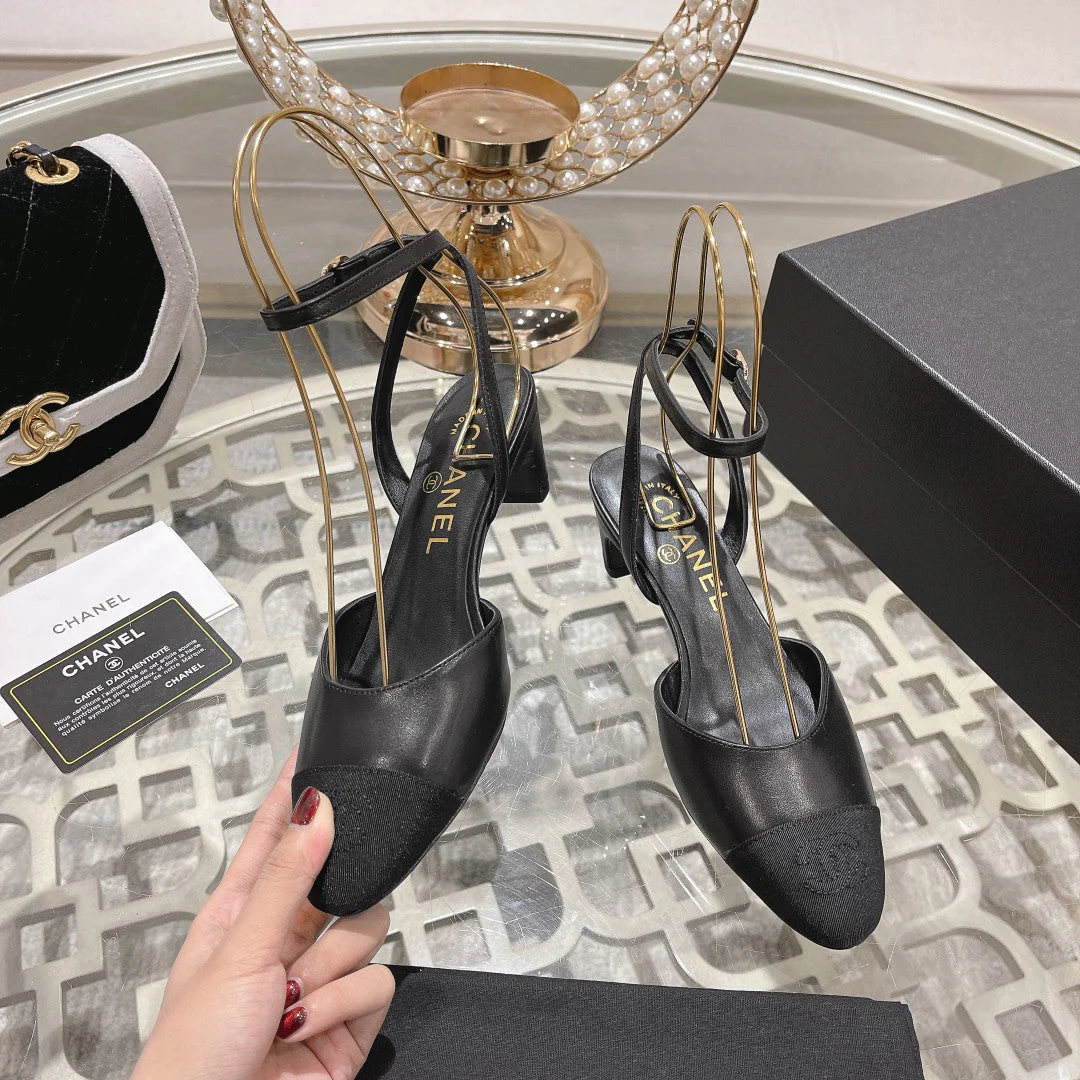 CHAN * 24 new style cat heel sandalsVIP1锛?