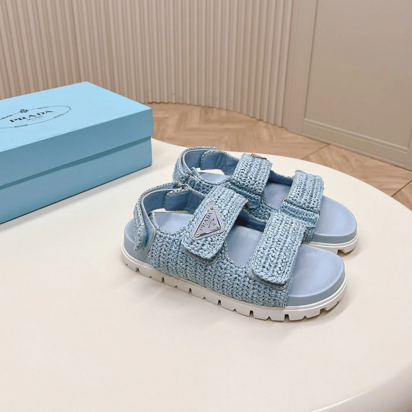 Pra*24 new woven sandals 1:1 VIP