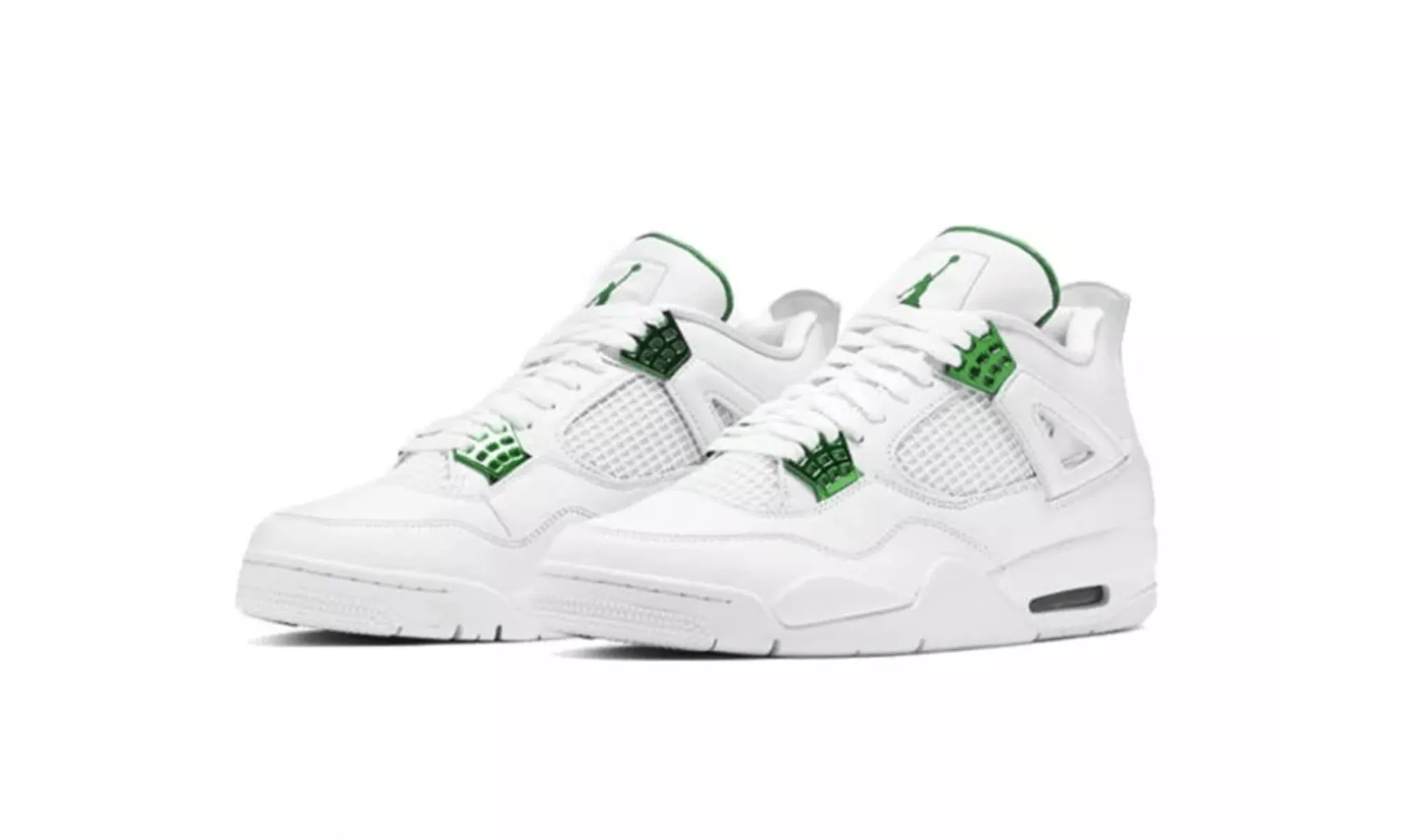 Jordan 4 Retro Metallic Green - NeoLux