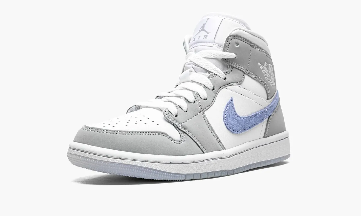 JORDAN 1 MID Wolf Grey Aluminum - NeoLux