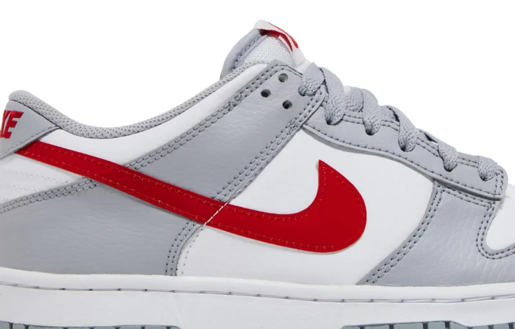 NIKE DUNK LOW GS Grey Red - NeoLux