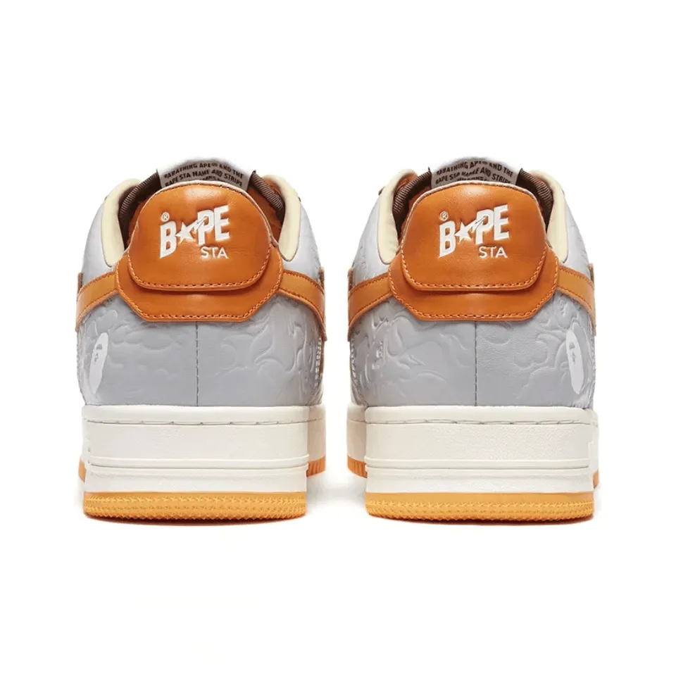 Bape Sta Low Grey Orange - NeoLux