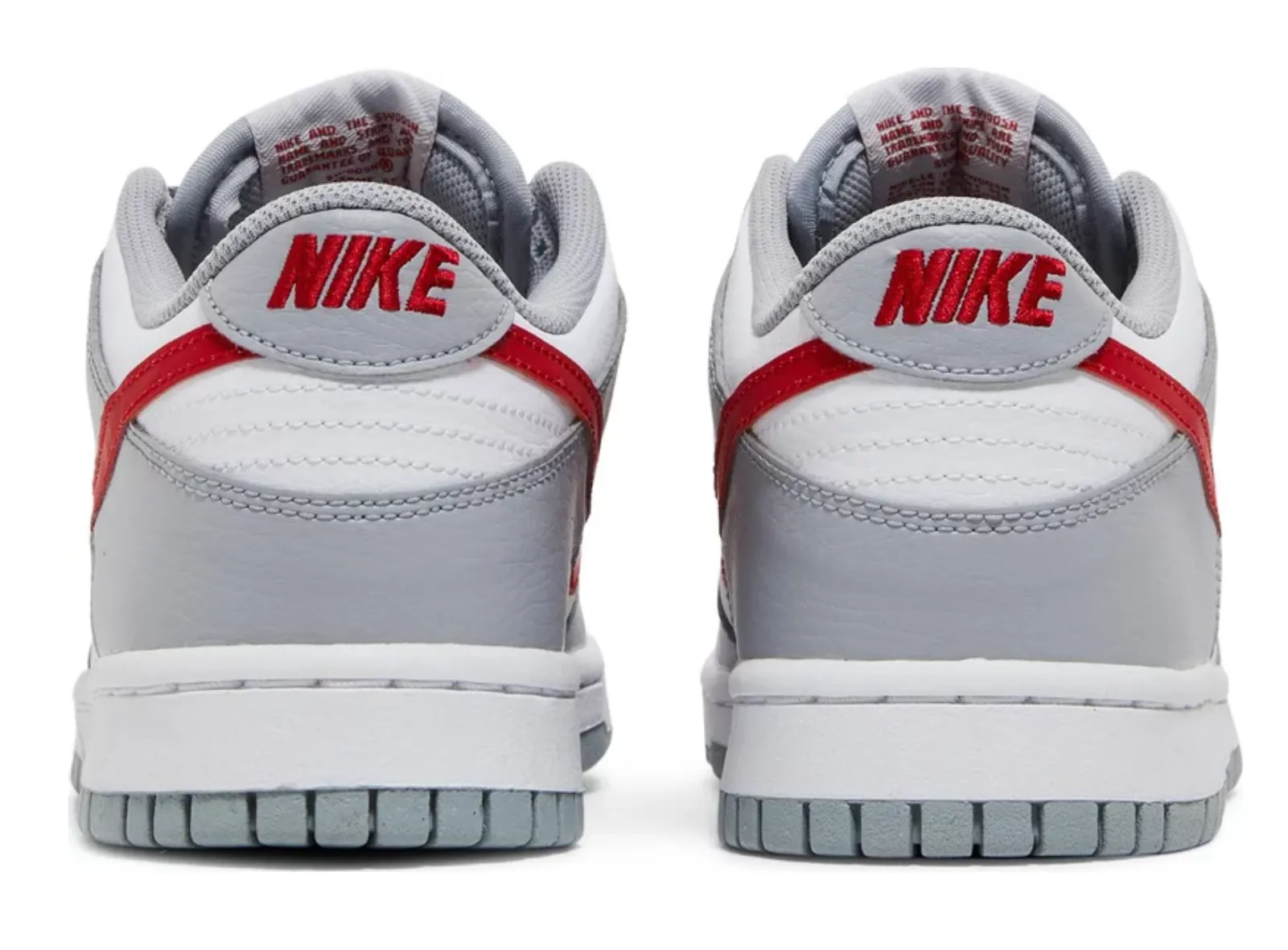 NIKE DUNK LOW GS Grey Red - NeoLux