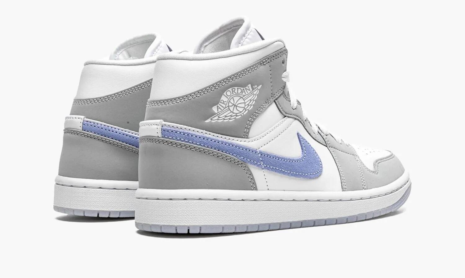 JORDAN 1 MID Wolf Grey Aluminum - NeoLux