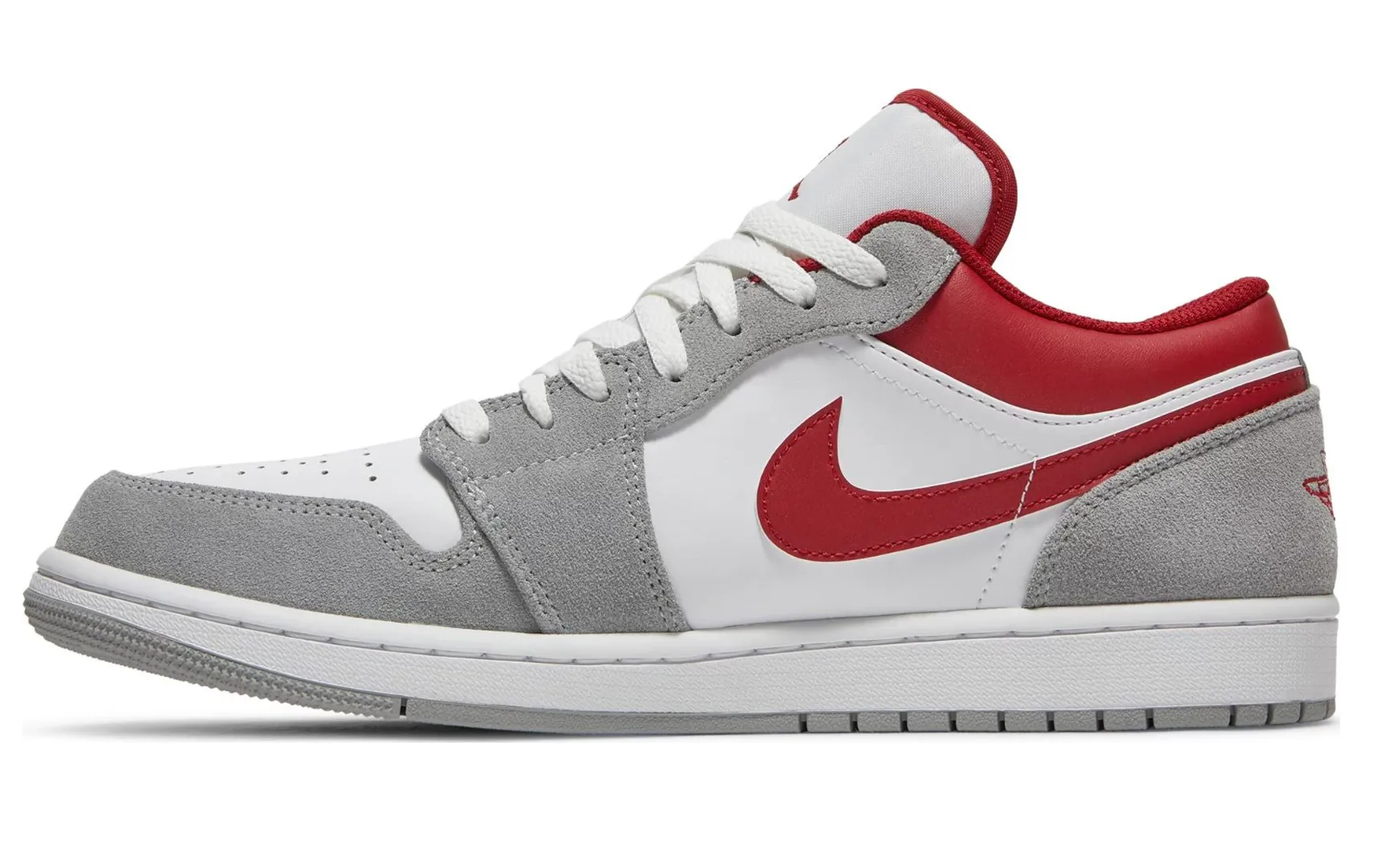 JORDAN 1 Low SE Light Smoke Grey Gym Red - NeoLux