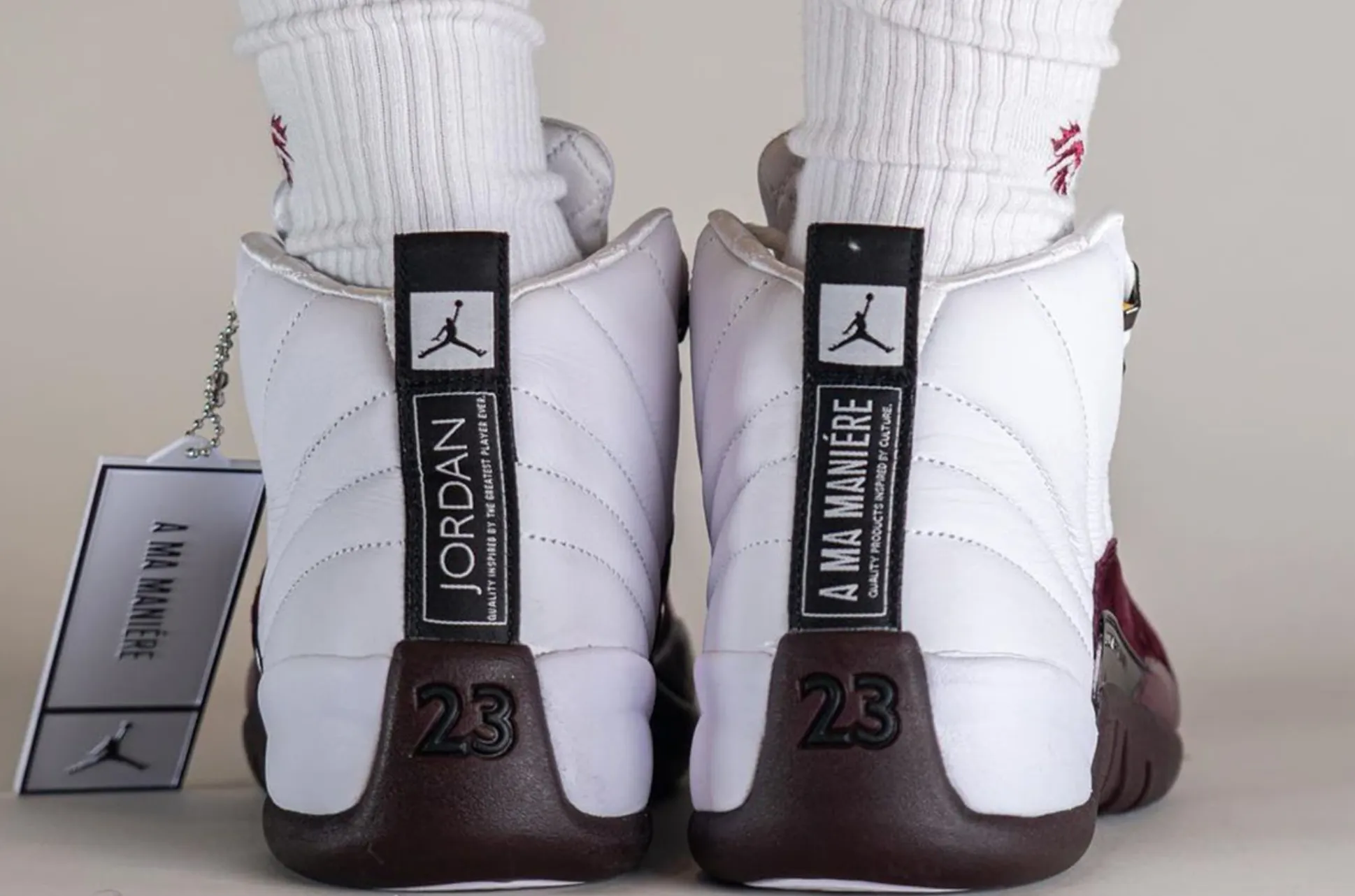Jordan 12 x A Ma Maniére White - NeoLux