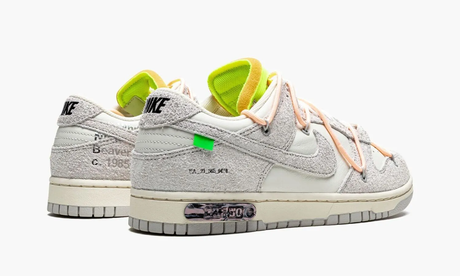 NIKE DUNK LOW Off White Lot 12 50 - NeoLux