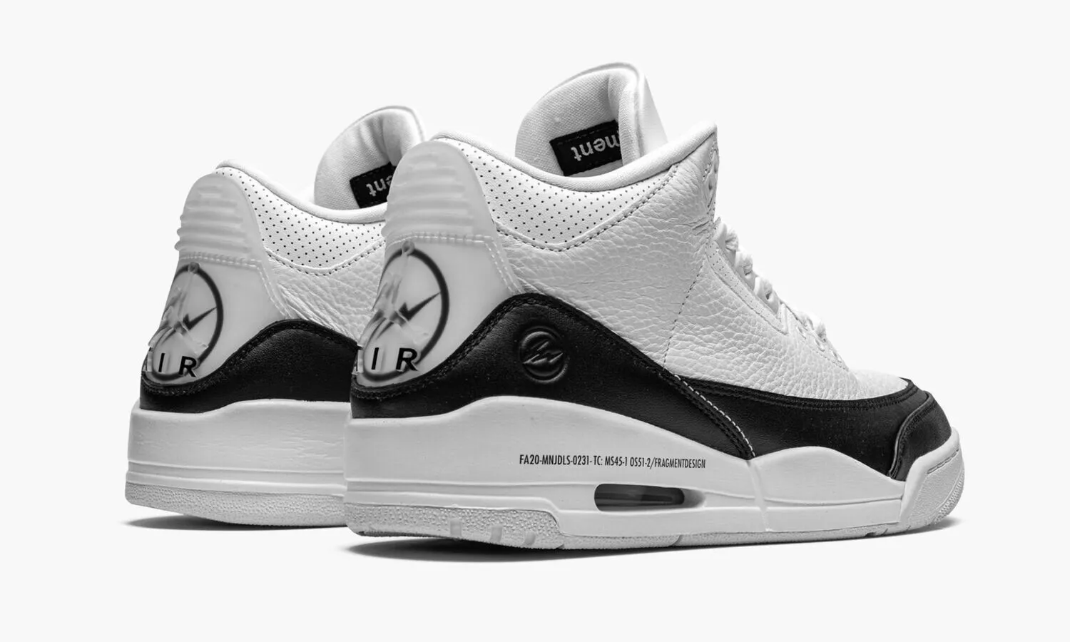 Fragment Design x Jordan 3 Retro SP White - NeoLux