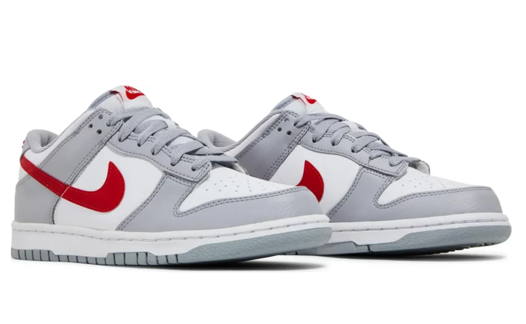 NIKE DUNK LOW GS Grey Red - NeoLux