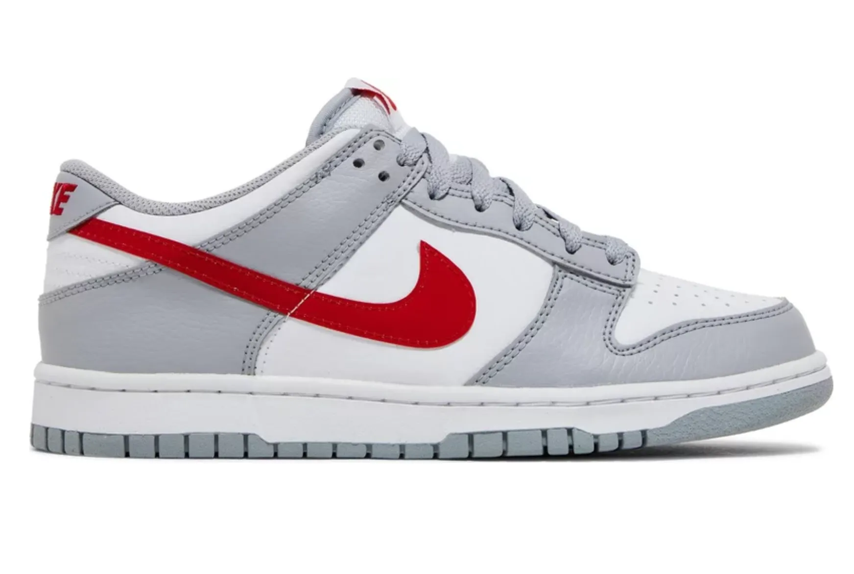 NIKE DUNK LOW GS Grey Red - NeoLux