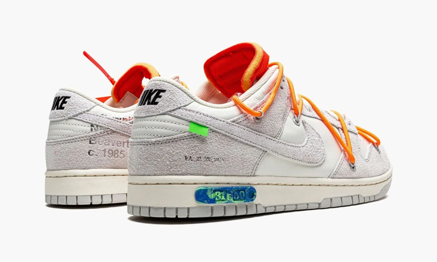 NIKE DUNK LOW OFF WHITE LOT 31 50 - NeoLux