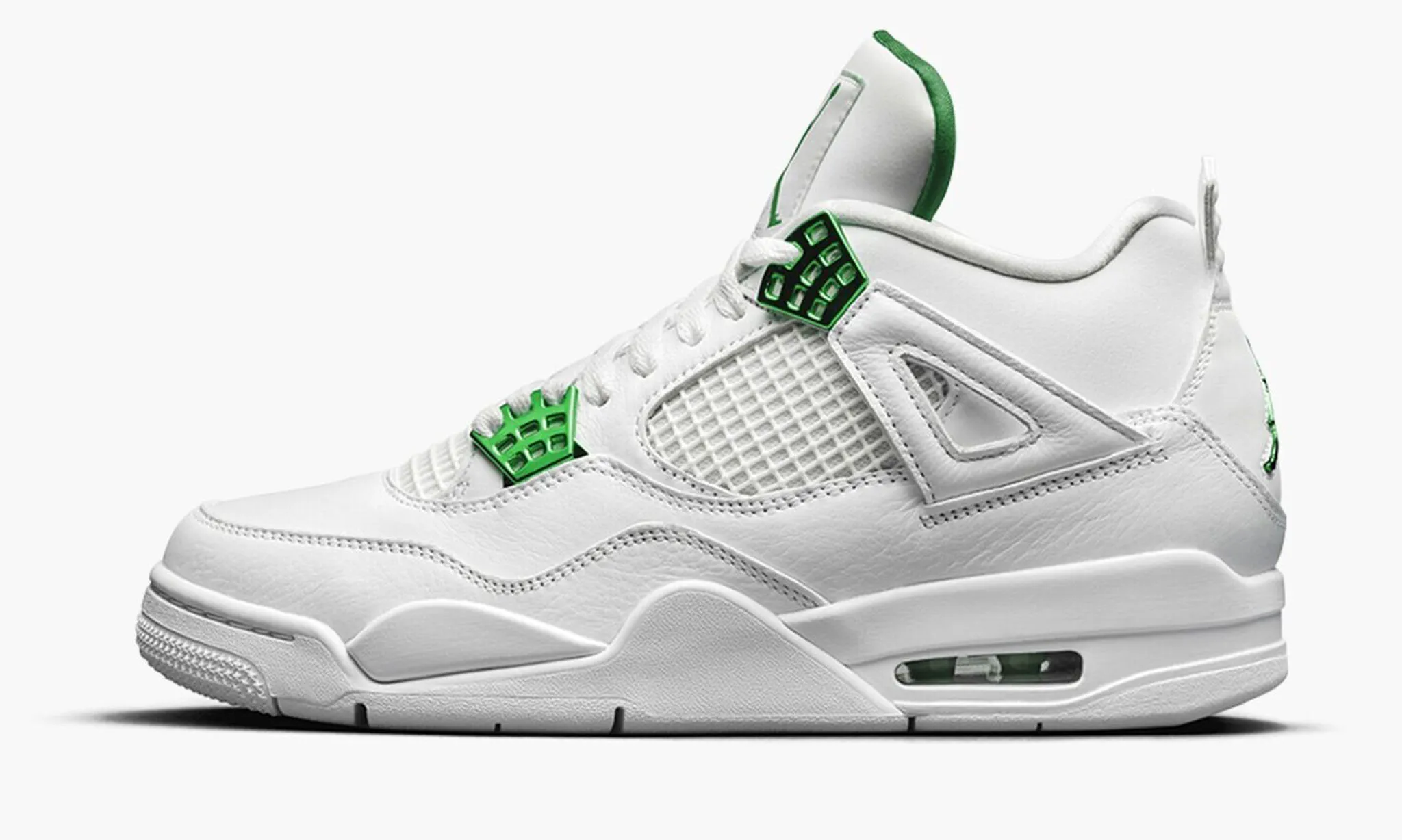 Jordan 4 Retro Metallic Green - NeoLux