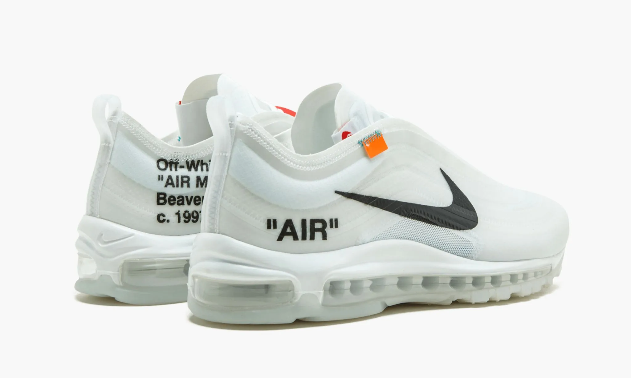 Off-White X Nike Air Max 97 OG OW FS – Limited-Edition Collaborative Stylish Casual Shoes - NeoLux