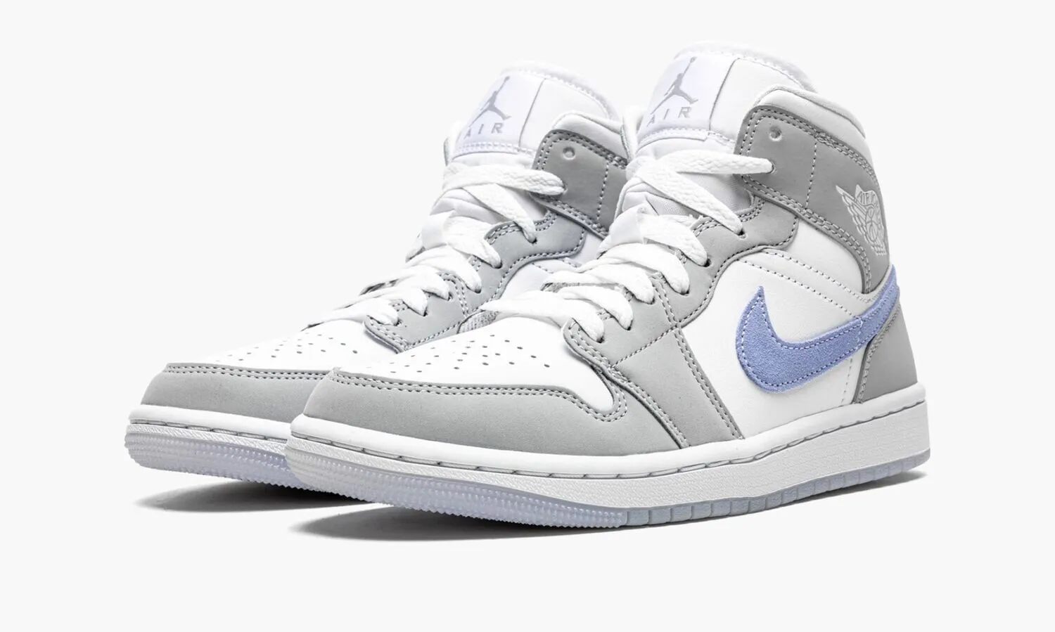 JORDAN 1 MID Wolf Grey Aluminum - NeoLux