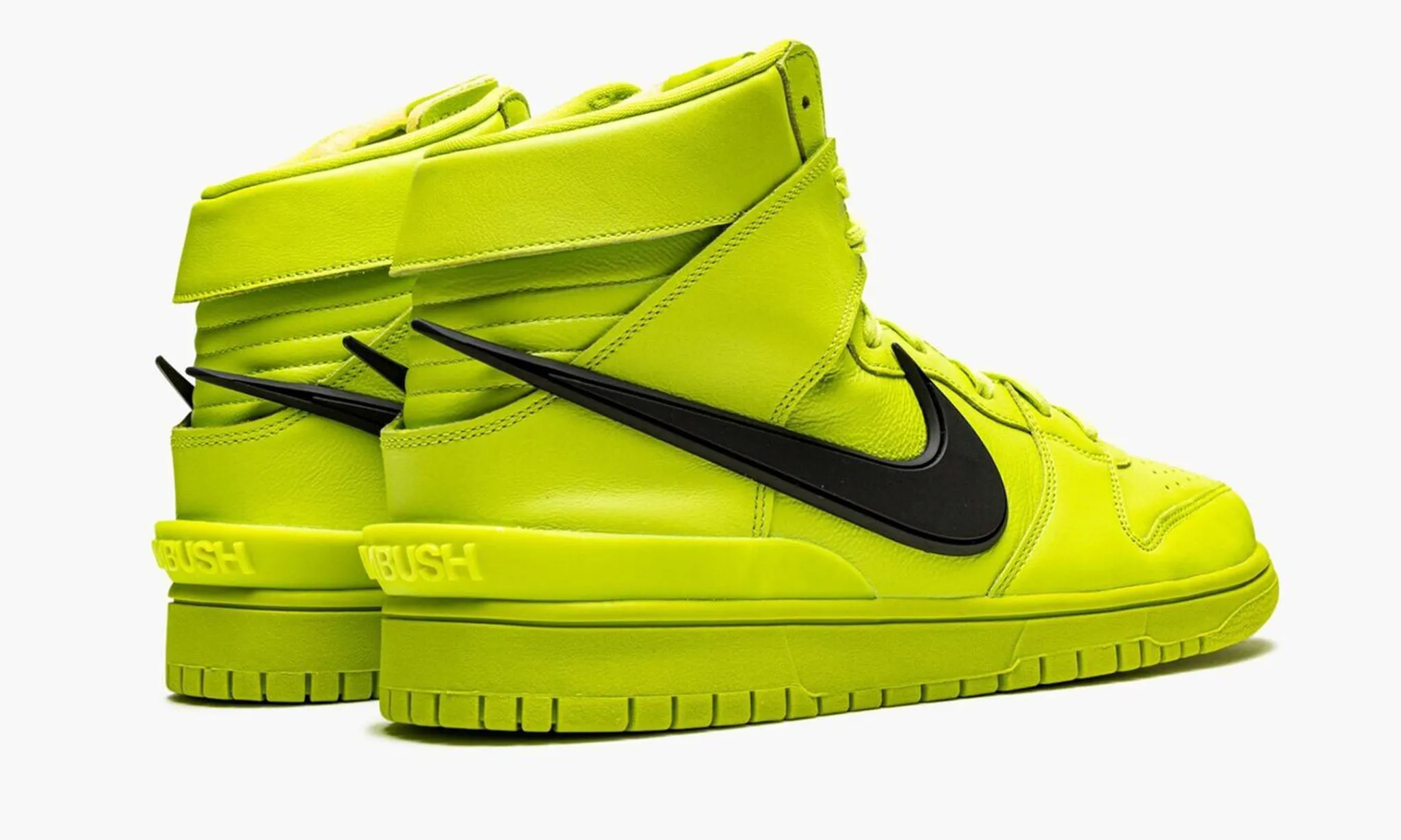 NIKE X AMBUSH DUNK HIGH ATOMIC GREEN SNEAKERS - NeoLux