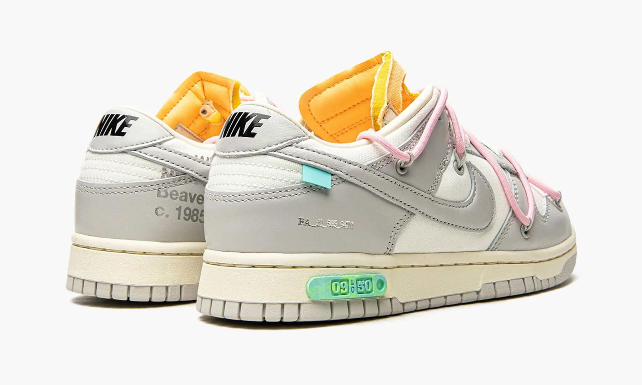 NIKE DUNK LOW OFF WHITE Lot 09 50 - NeoLux
