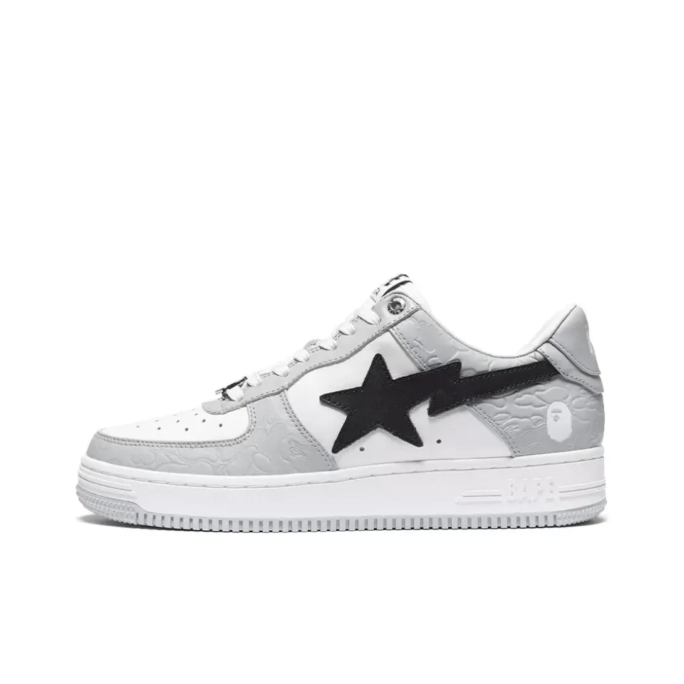 Bape Sta Low Grey Black - NeoLux