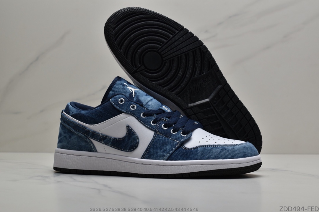 Jordan 1 Retro Low SE Washed Denim - NeoLux