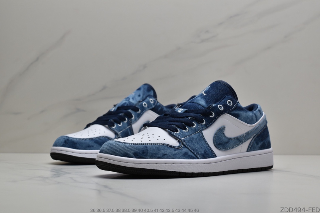 Jordan 1 Retro Low SE Washed Denim - NeoLux