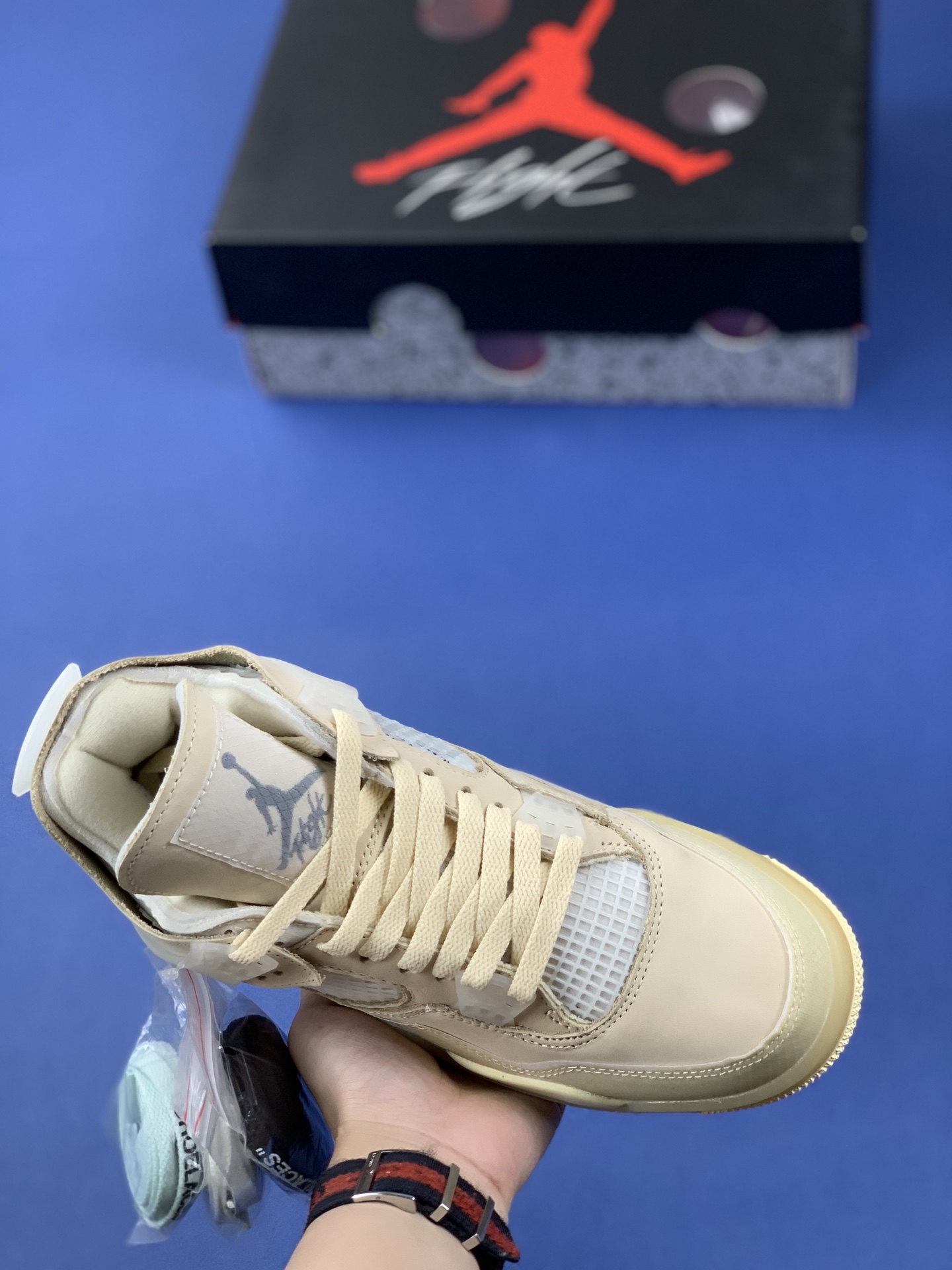 JORDAN 4 RETRO SP Off White Sail - NeoLux