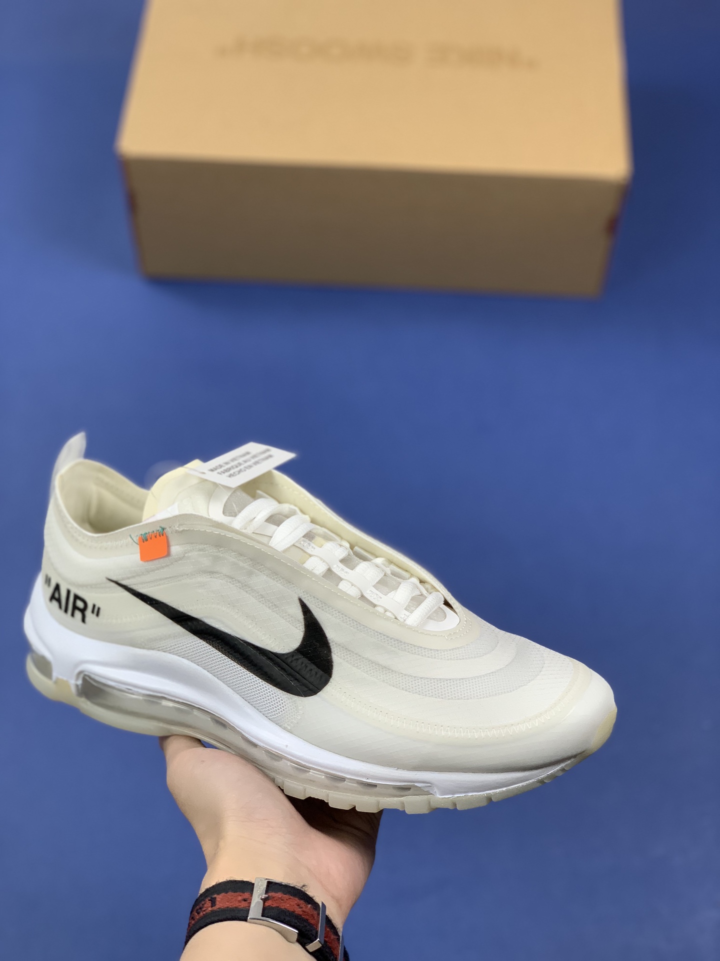 Off-White X Nike Air Max 97 OG OW FS – Limited-Edition Collaborative Stylish Casual Shoes - NeoLux
