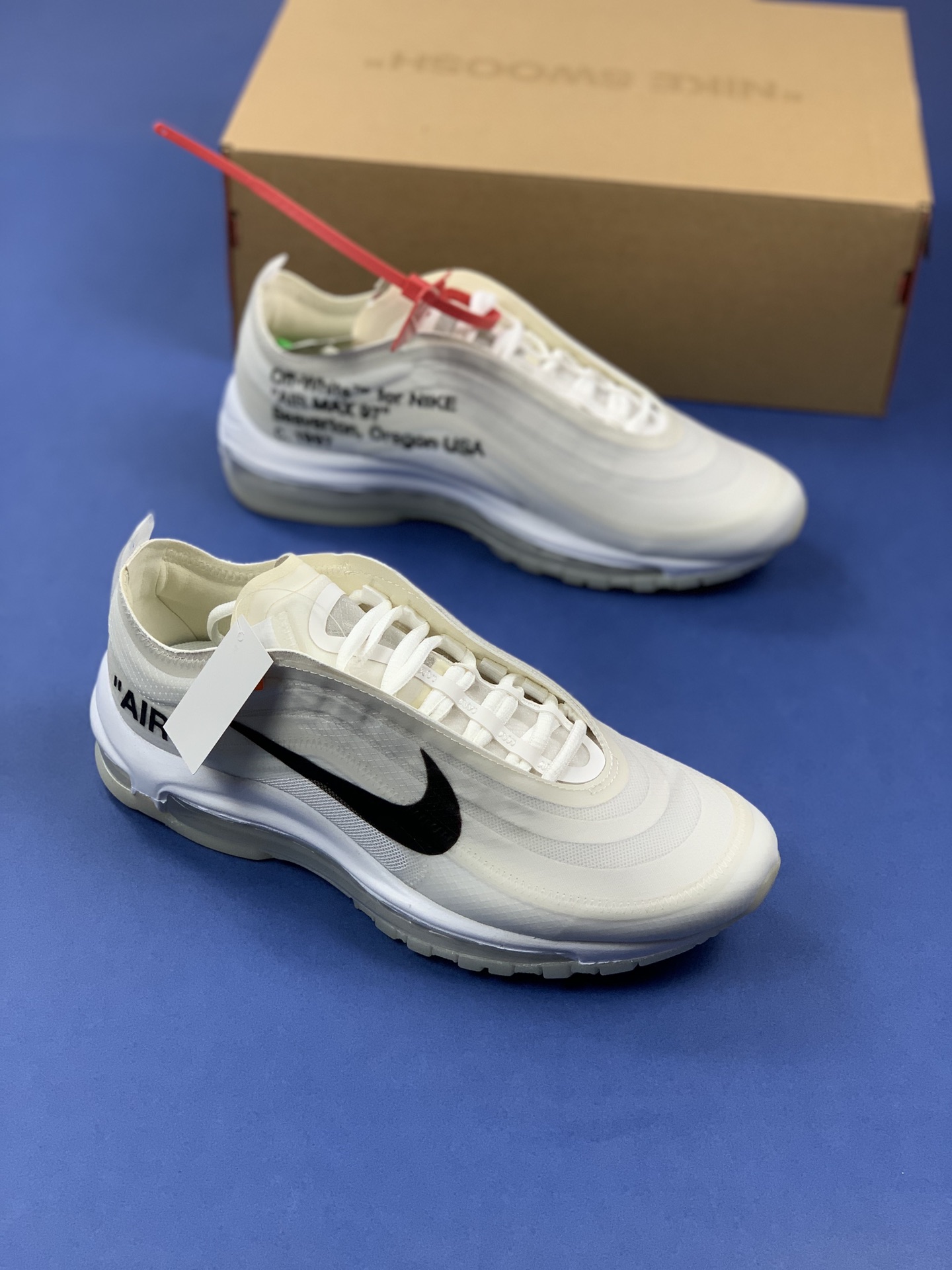 Off-White X Nike Air Max 97 OG OW FS – Limited-Edition Collaborative Stylish Casual Shoes - NeoLux