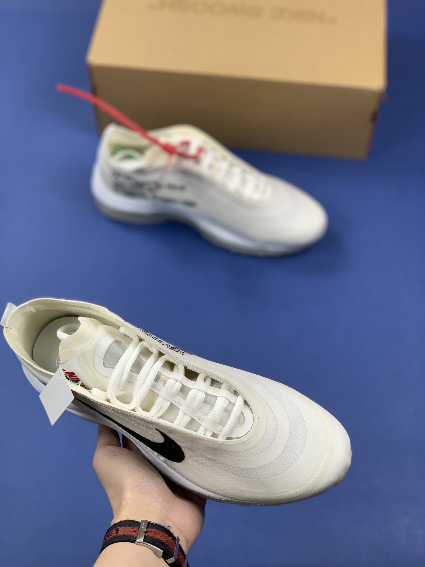 Off-White X Nike Air Max 97 OG OW FS – Limited-Edition Collaborative Stylish Casual Shoes - NeoLux